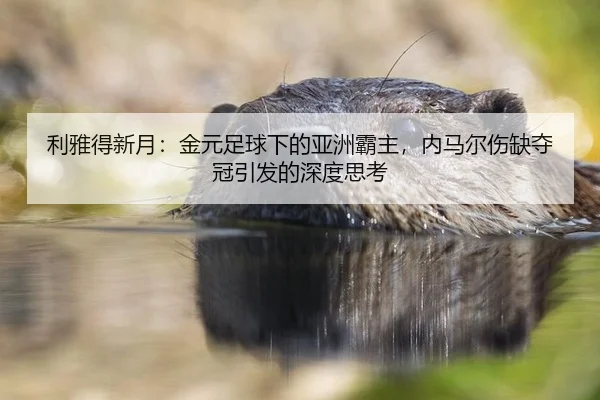 利雅得新月：金元足球下的亚洲霸主，内马尔伤缺夺冠引发的深度思考
